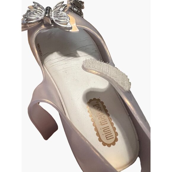 Mini MelissaUnisex-Child Mini Ultragirl Fly Mary Jane Flat Toddler Girls Size 8 - Picture 5 of 8